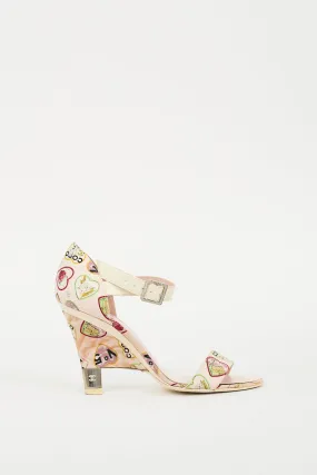 2006 Canvas Valentine Sandal