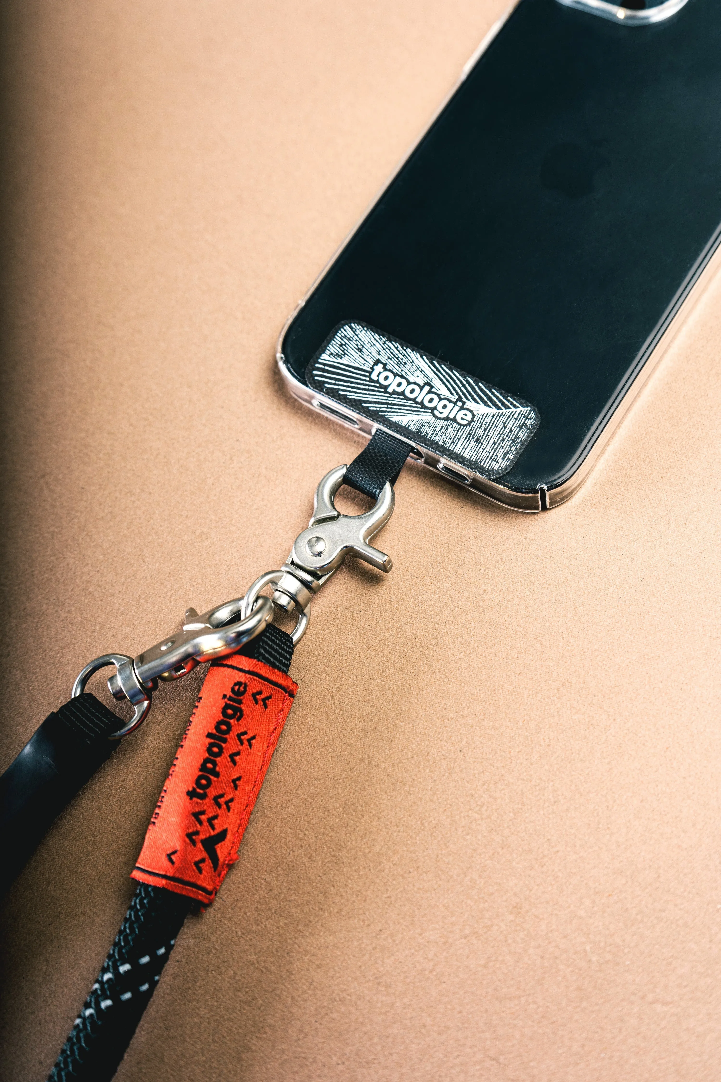 6.0mm Rope / Slate Reflective   Phone Strap Adapter