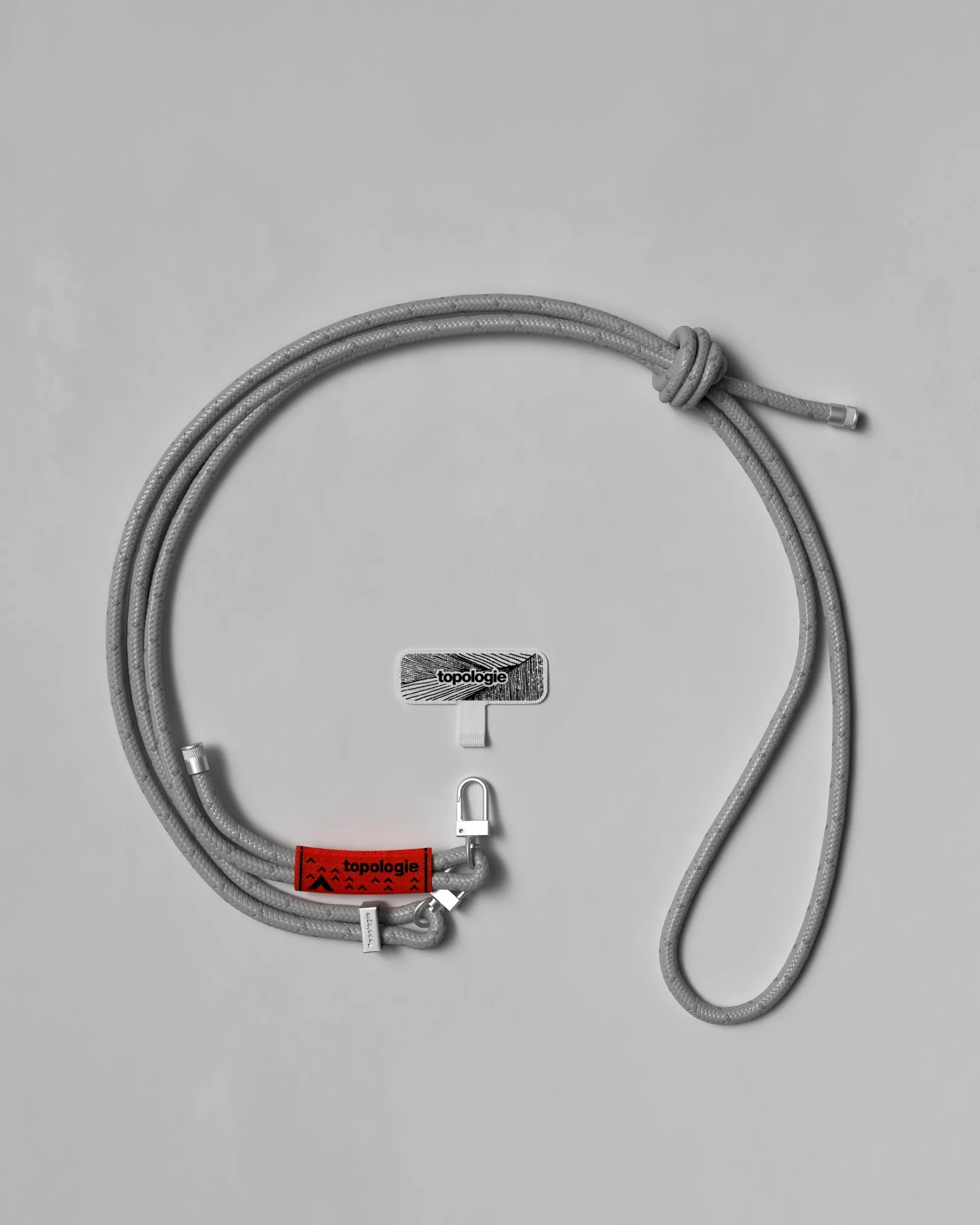 6.0mm Rope / Slate Reflective   Phone Strap Adapter