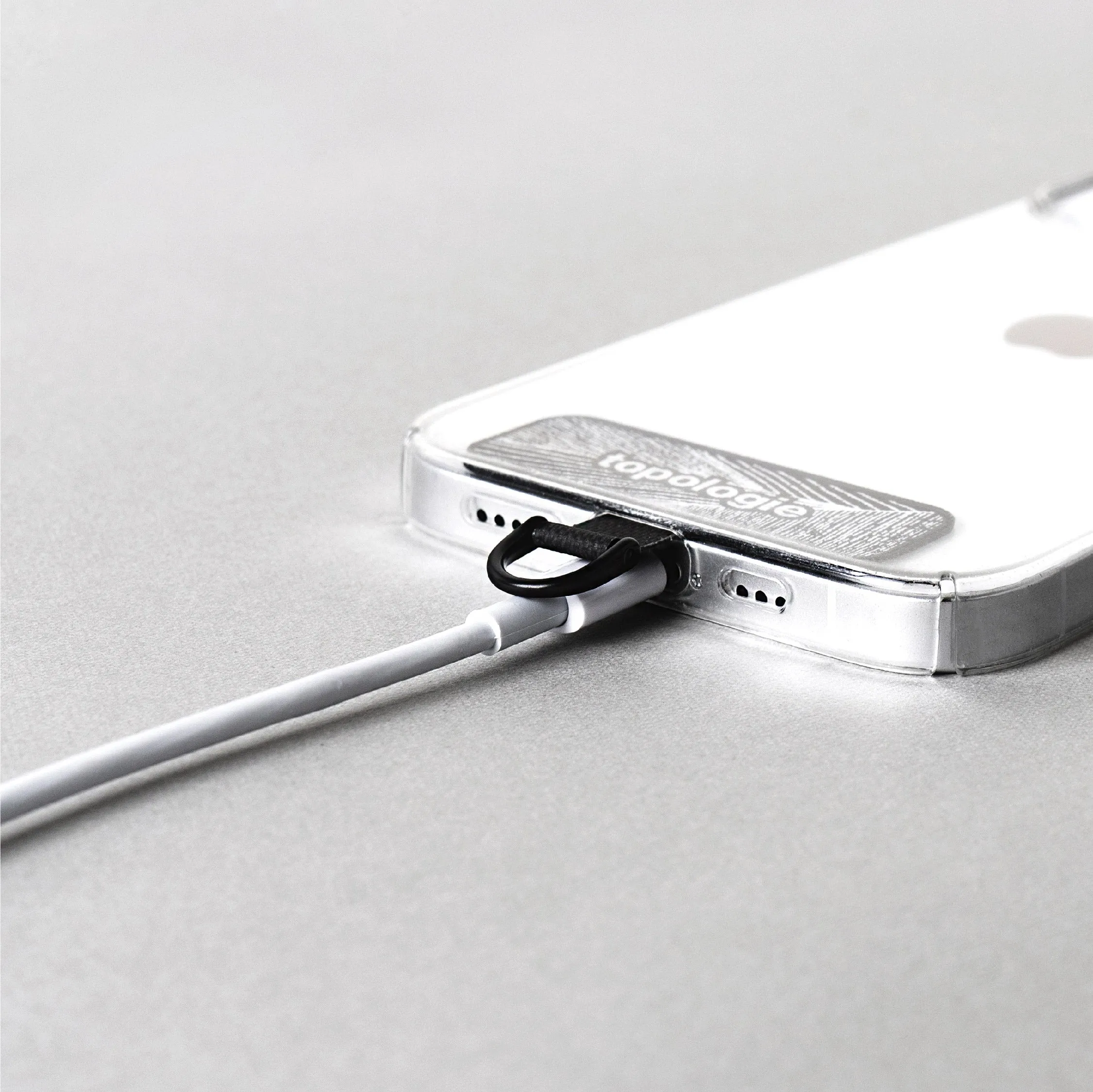 6.0mm Rope / Slate Reflective   Phone Strap Adapter