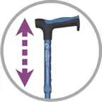 Airgo Comfort Plus Folding Walking Stick