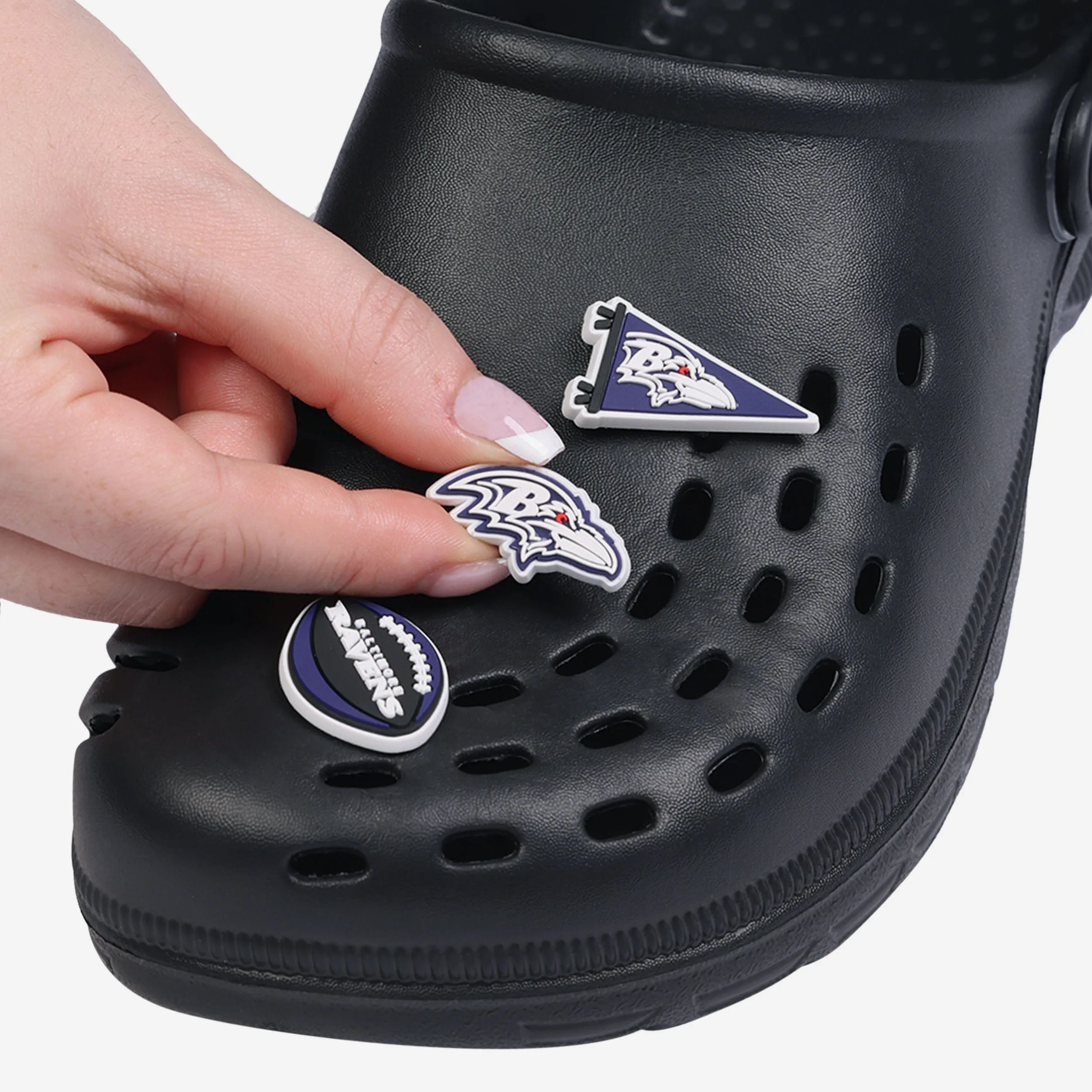 Baltimore Ravens 6 Pack Team Clog Charms