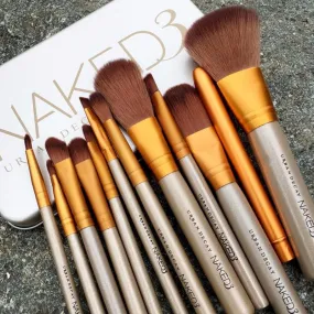 [BIG SALE] 12 Piece Set NAKED3 Power Makeup Brushes