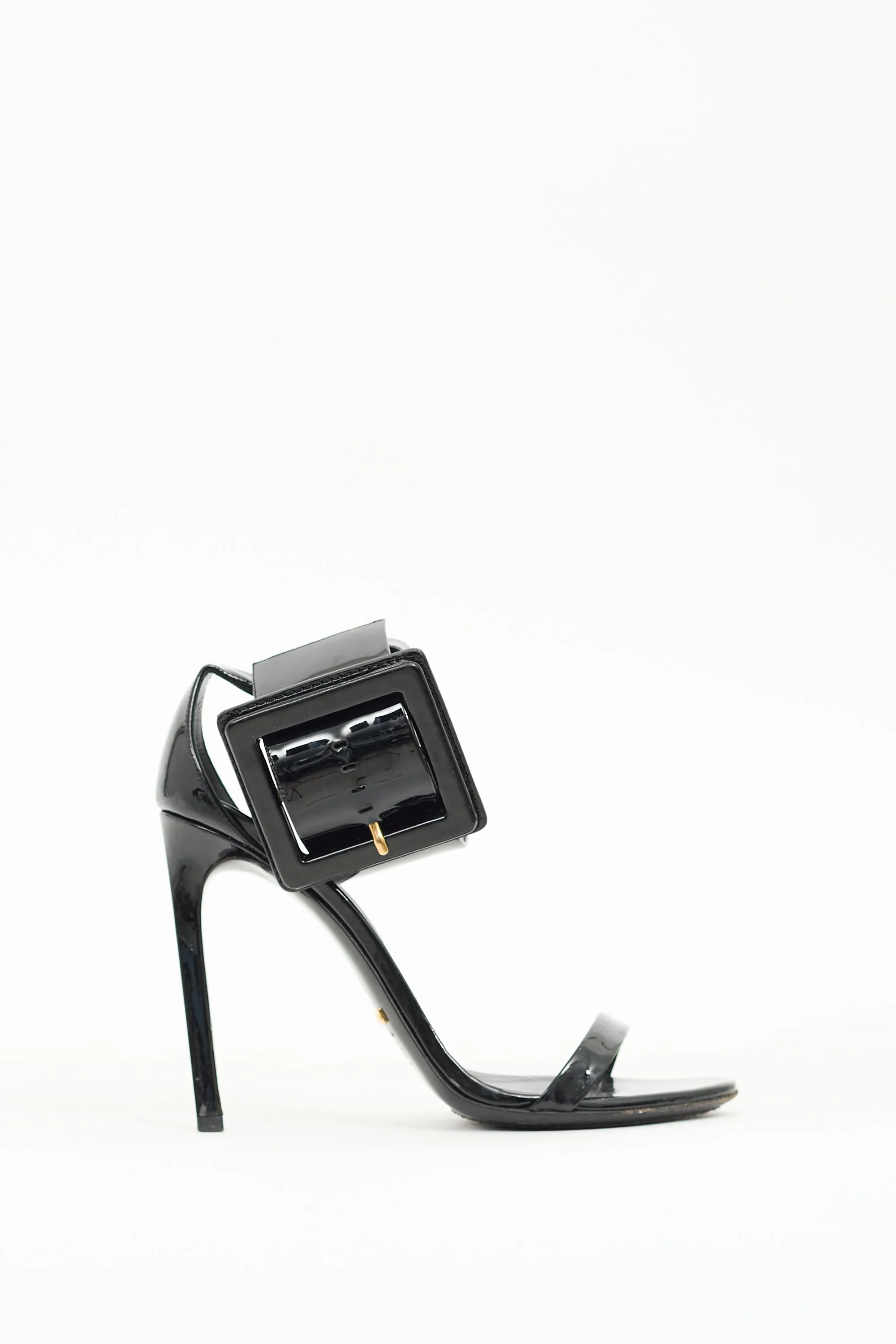 Black Patent Leather Victoire Sandal
