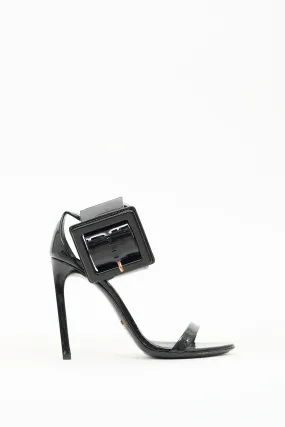 Black Patent Leather Victoire Sandal