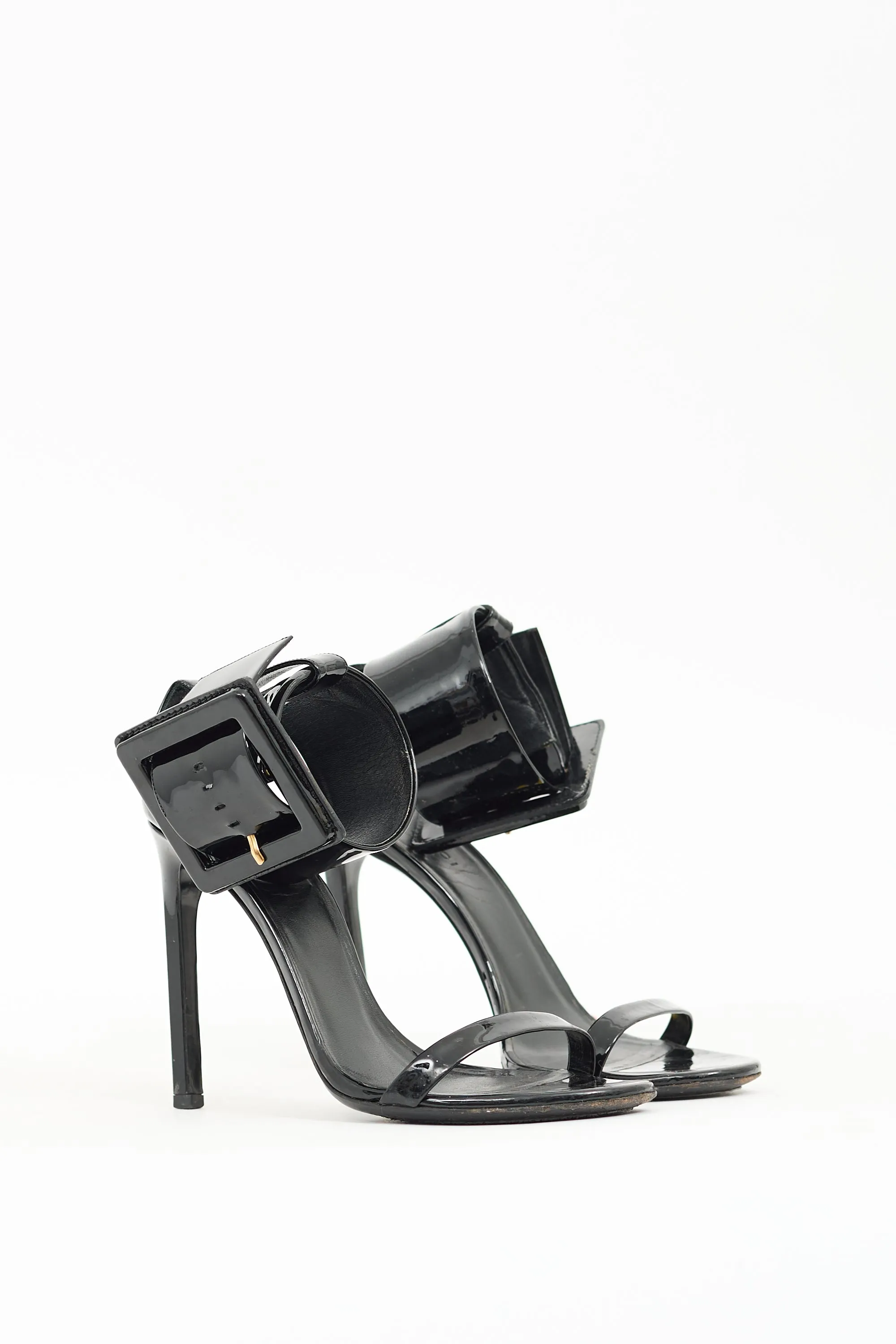 Black Patent Leather Victoire Sandal