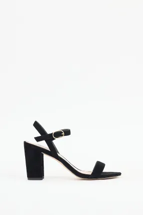 Black Suede Tibby Sandal