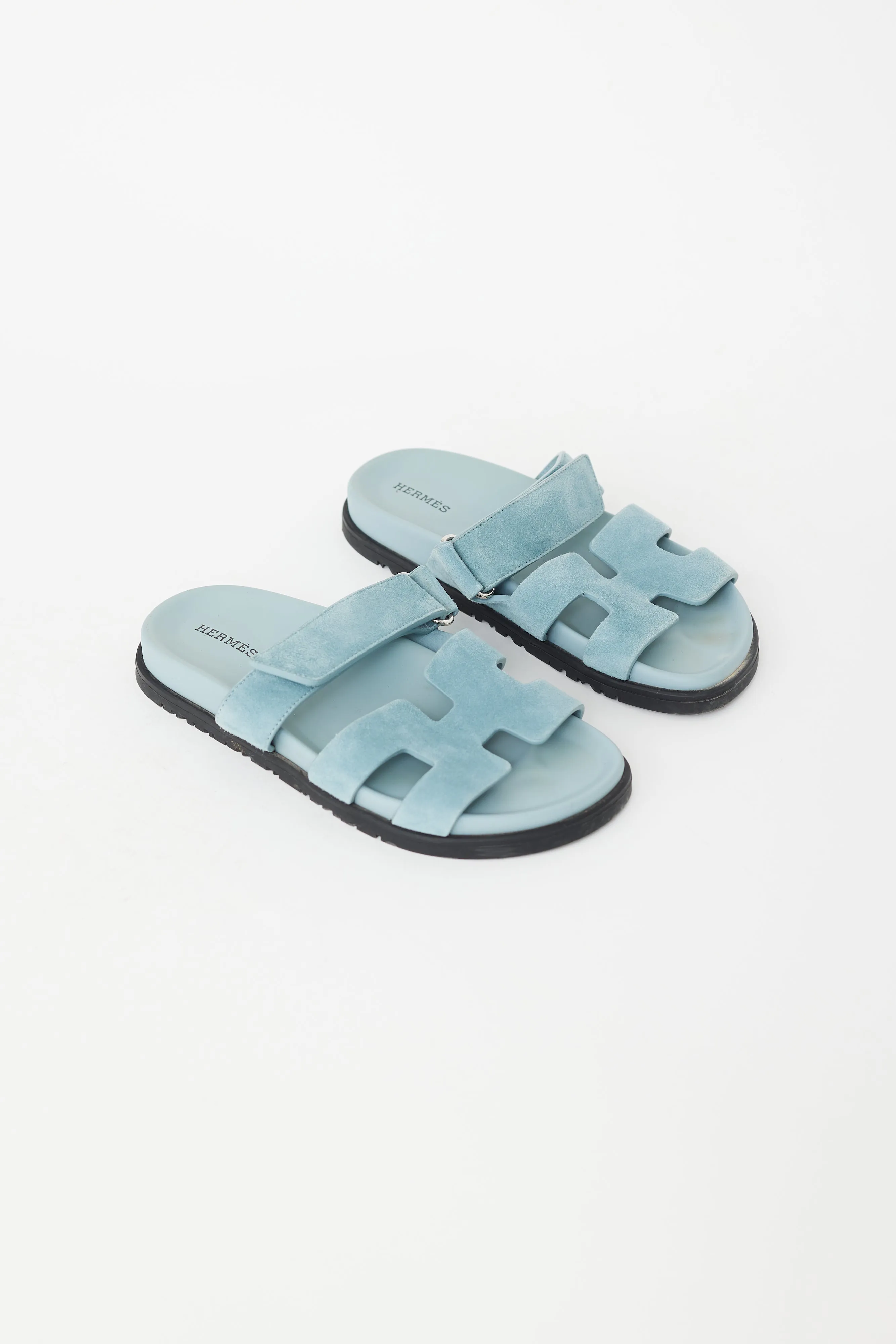 Blue Suede Chypre Sandal