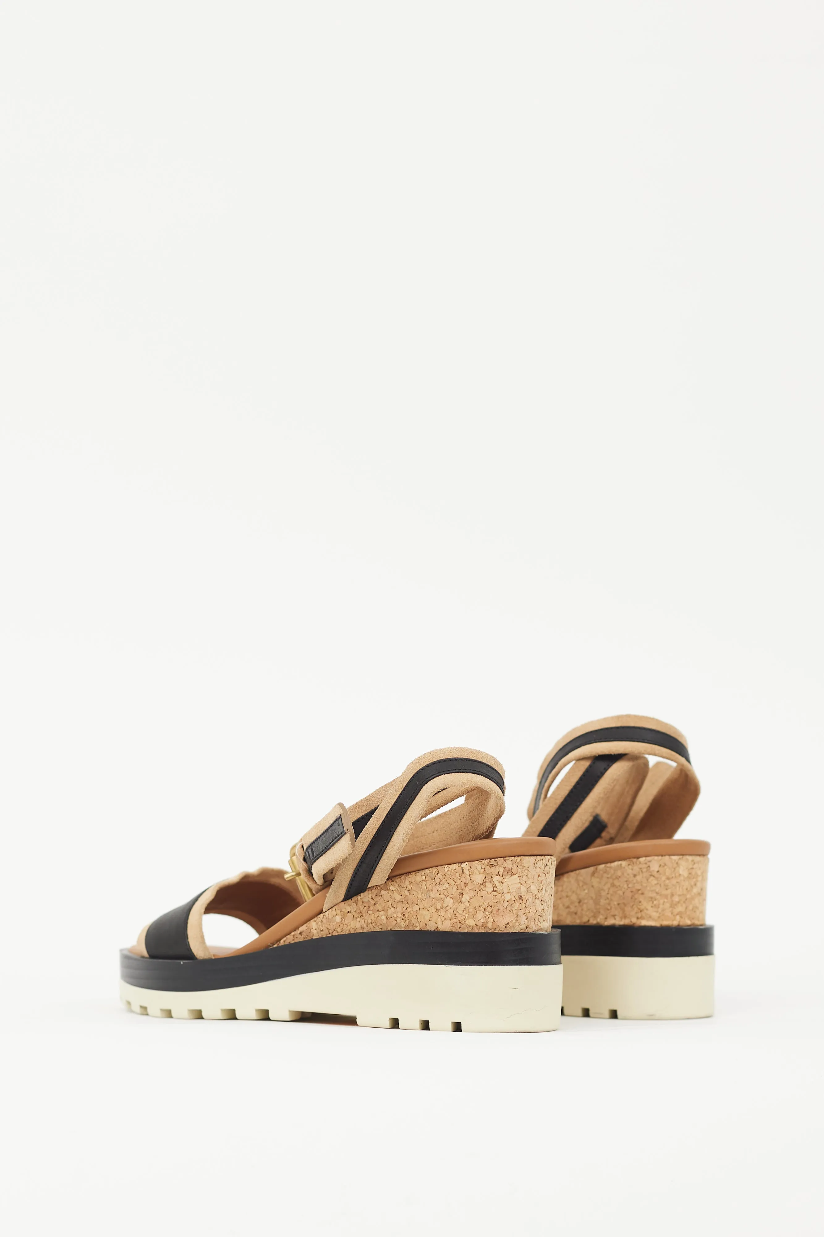 Brown & Black Robin Striped Sandal