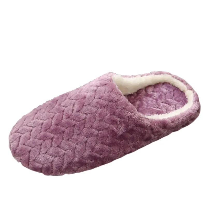 Cuzcare Men Anti-slip Warm Soft Winter Home Slippers