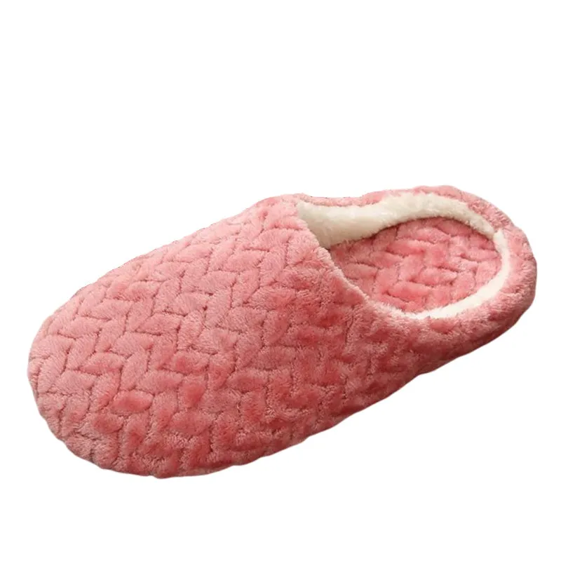 Cuzcare Men Anti-slip Warm Soft Winter Home Slippers