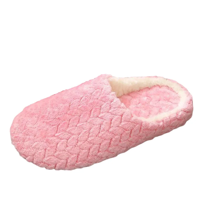 Cuzcare Men Anti-slip Warm Soft Winter Home Slippers