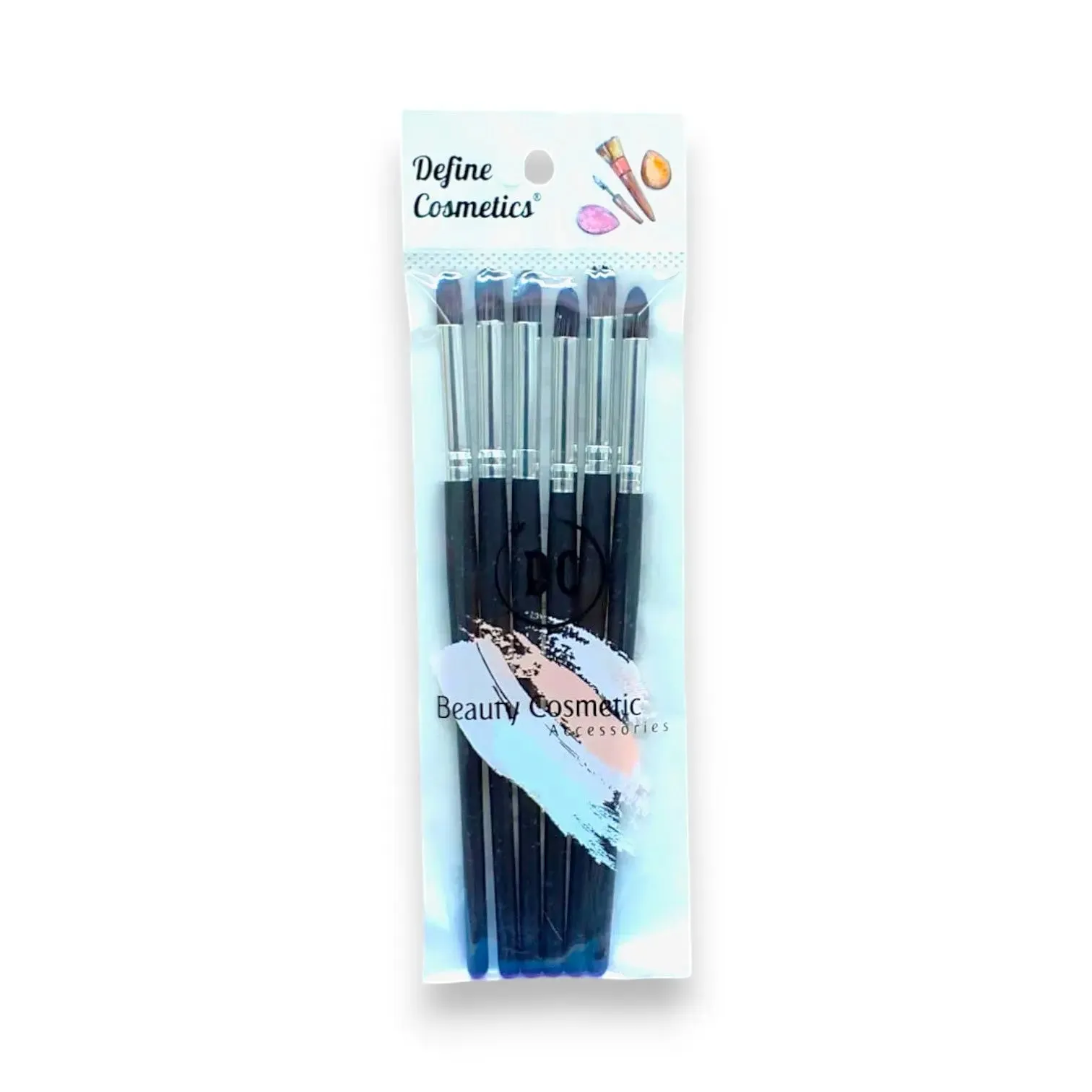 Define Cosmetics 6-Piece Makeup Brush Set