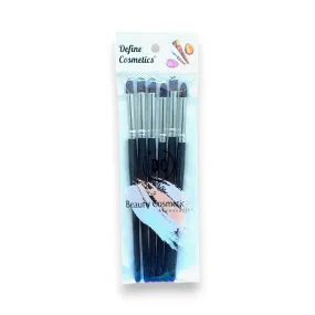 Define Cosmetics 6-Piece Makeup Brush Set