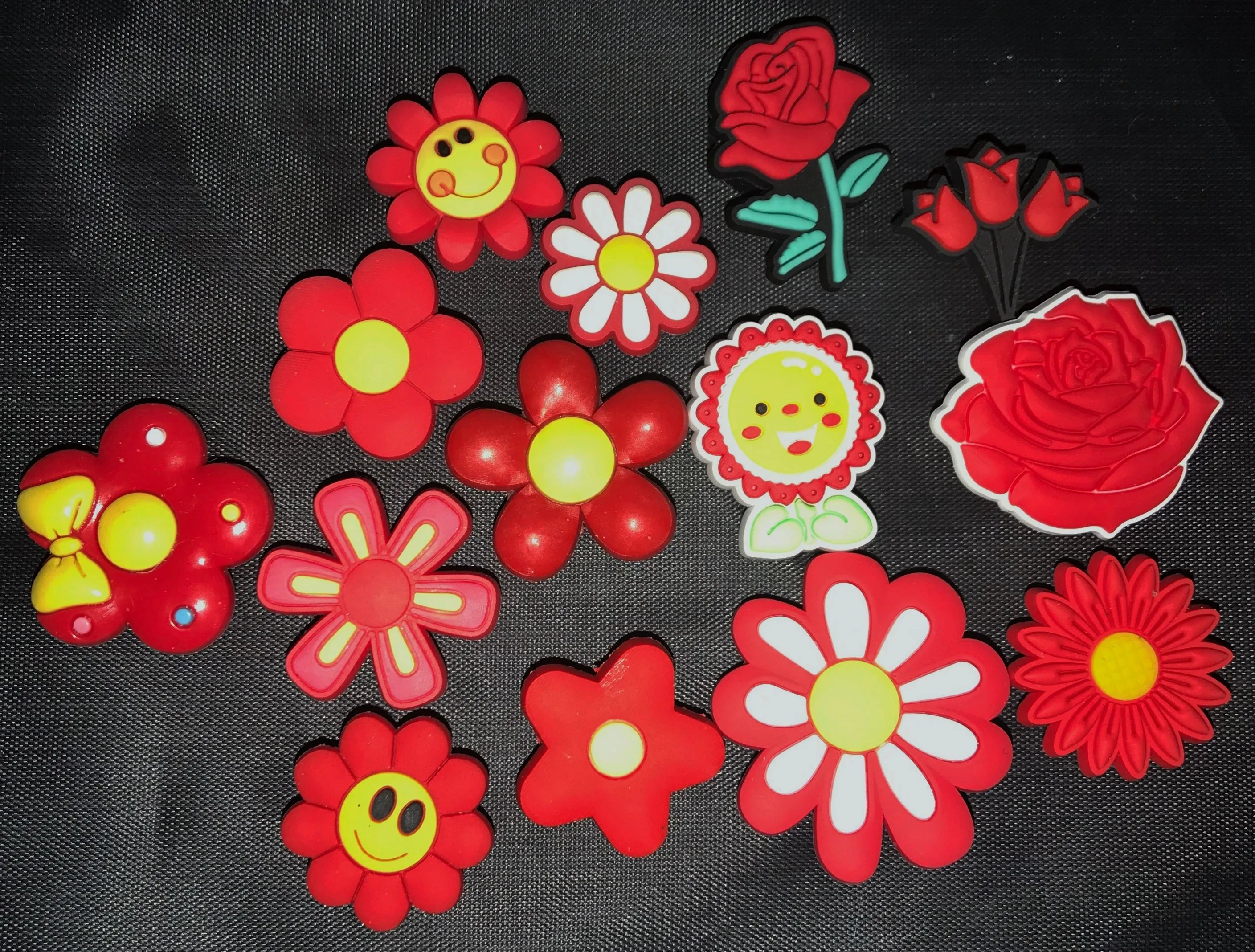 Flower lots by color, purple, yellow, pink, red, blue, white