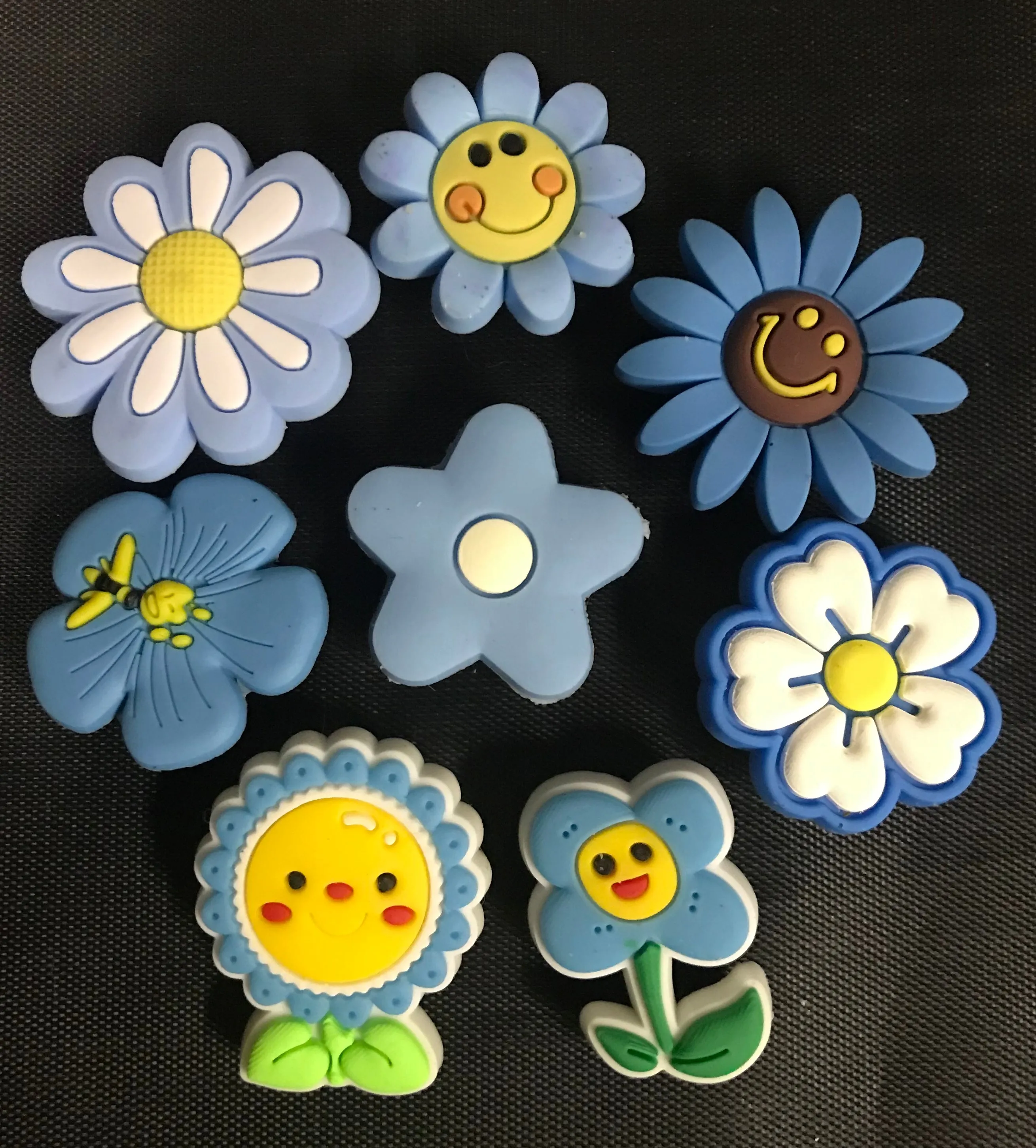 Flower lots by color, purple, yellow, pink, red, blue, white