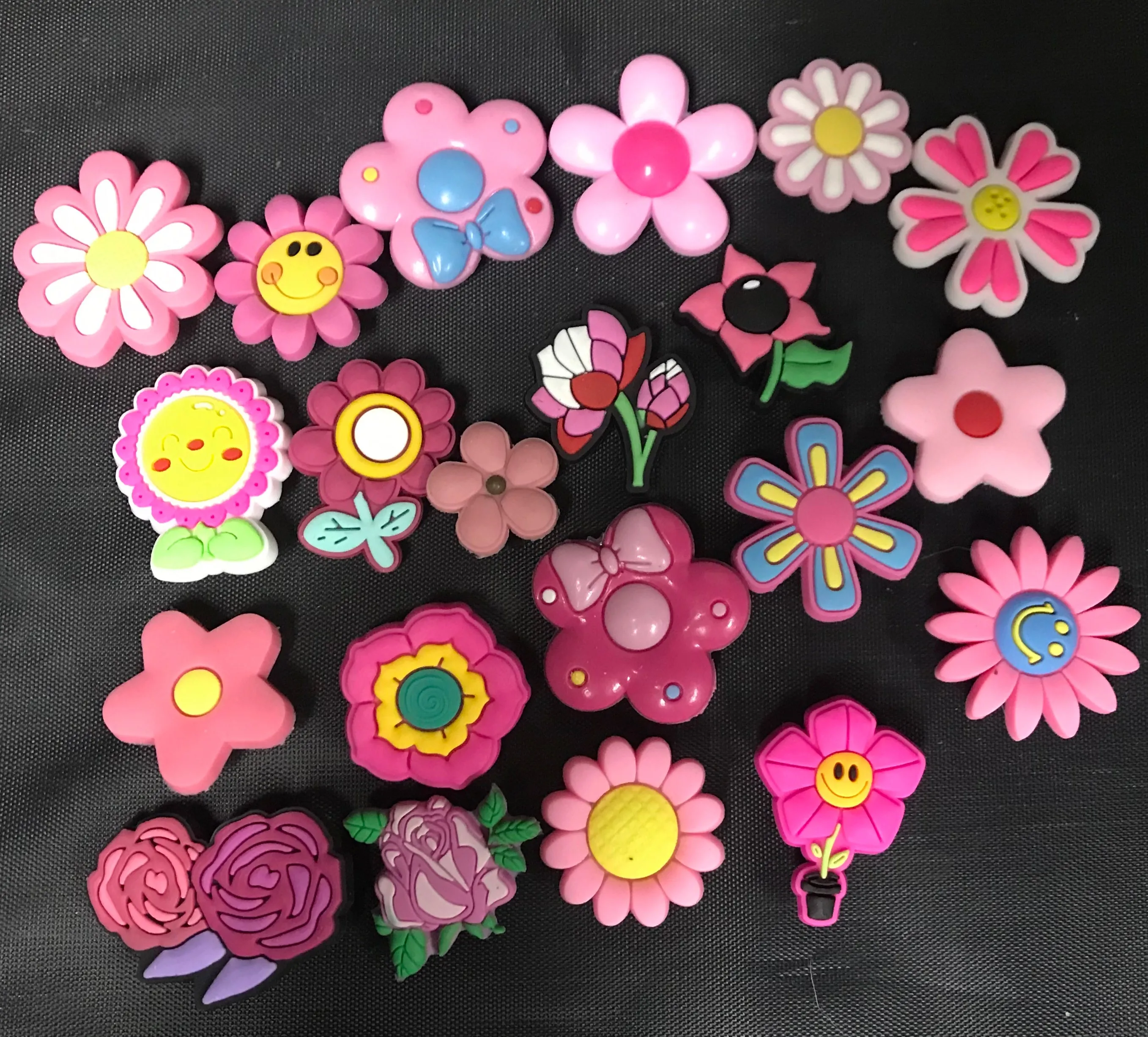 Flower lots by color, purple, yellow, pink, red, blue, white