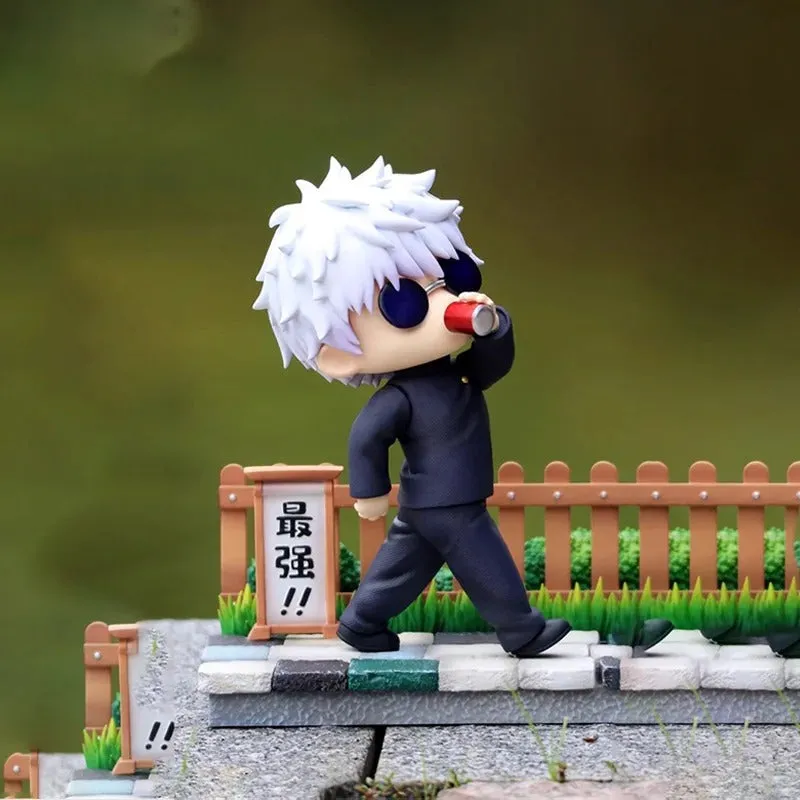 Gojo Satoru & Geto Suguru Walking Funny Cute Action Figures Jujutsu Kaisen Anime & Manga