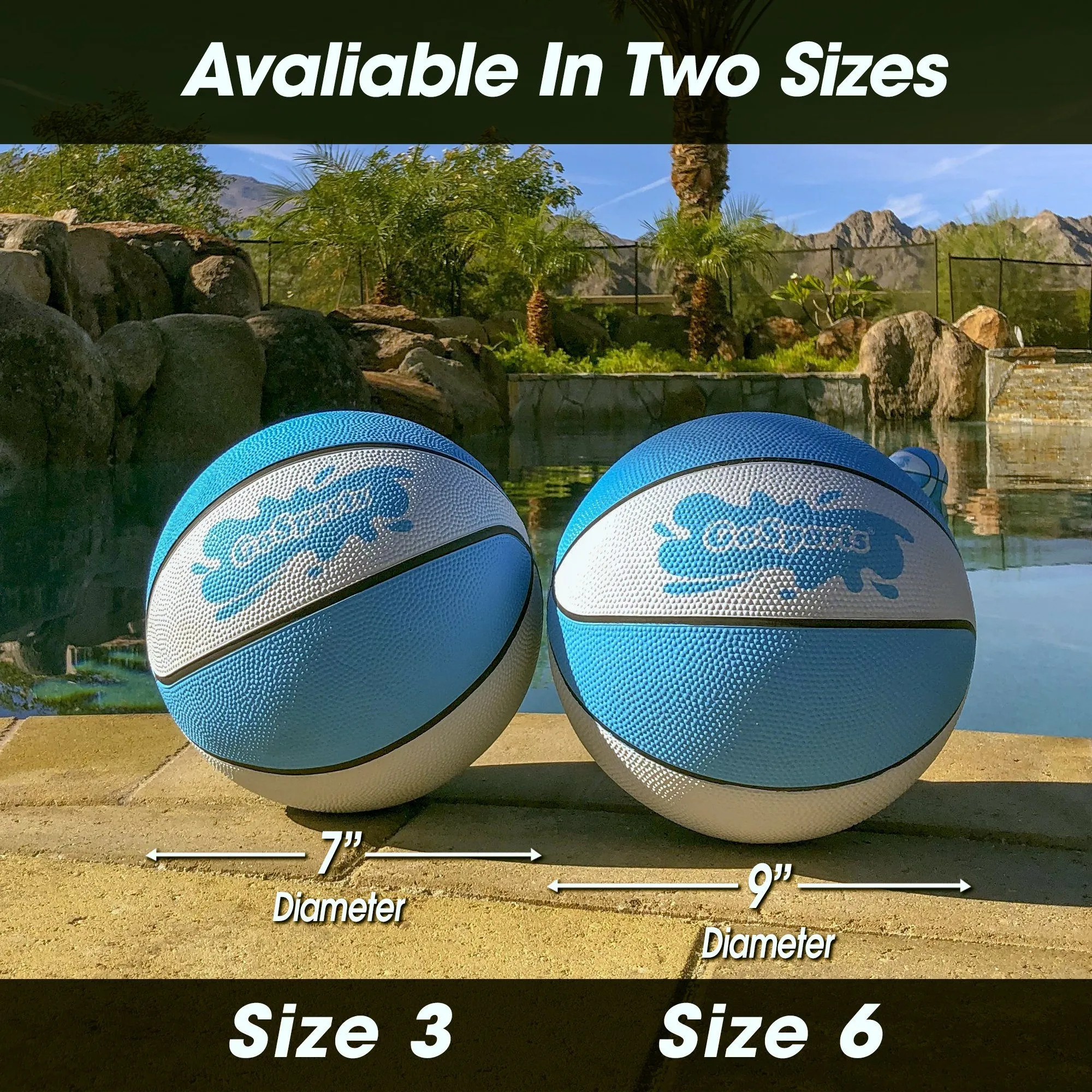 GoSports Size 3 Water Basketball