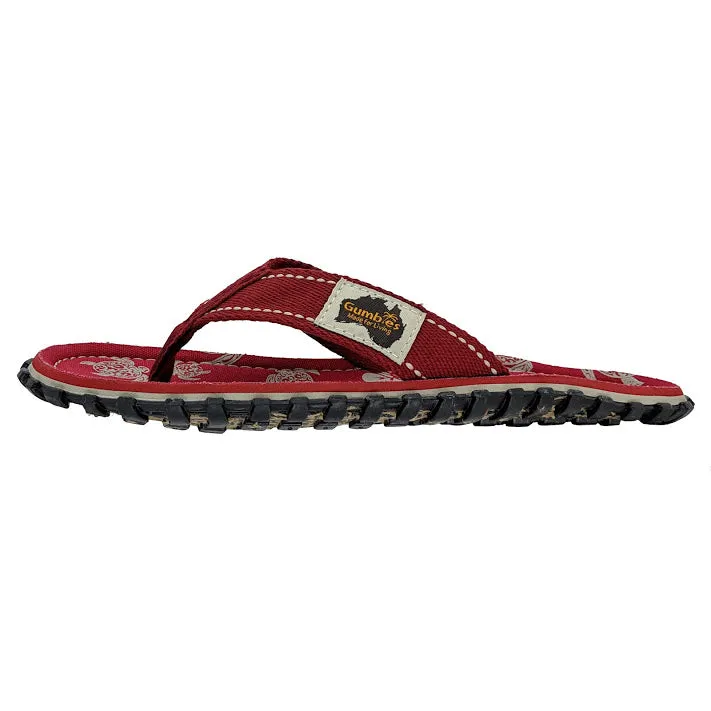 Gumbies Islander Flip-Flops - Pacific Red