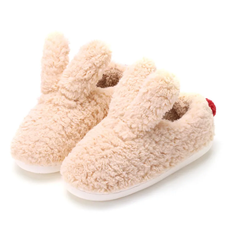 Kawaii Bunny Ears Plush Slippers
