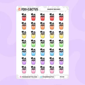 Makeup Brush Stickers