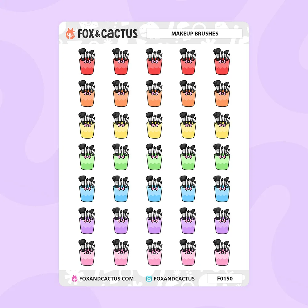 Makeup Brush Stickers