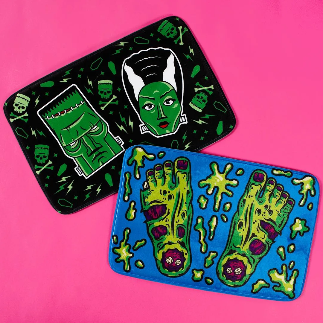 Monster And Bride Bath Mat