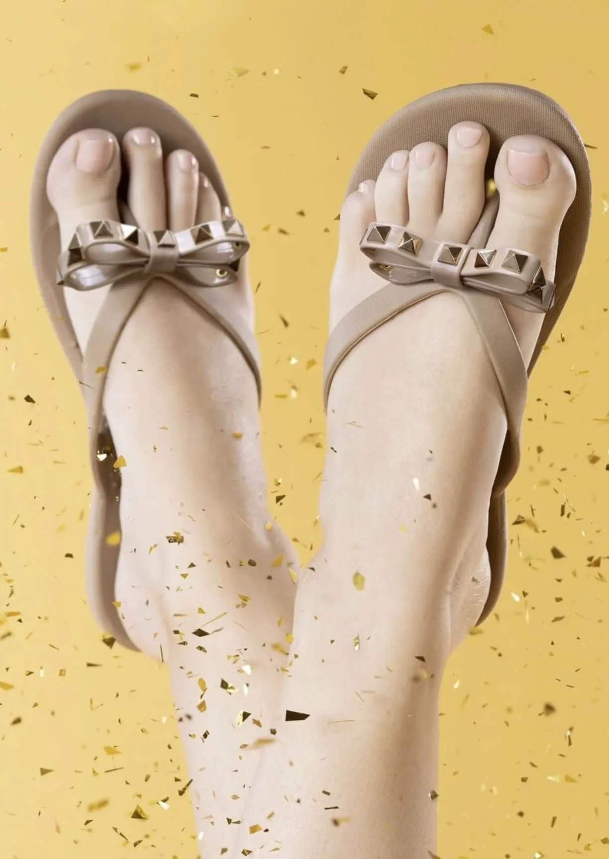 Oka-B CHASE Sandal with Studded Bow Detail - Clearance Final Sale