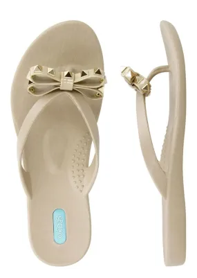 Oka-B CHASE Sandal with Studded Bow Detail - Clearance Final Sale