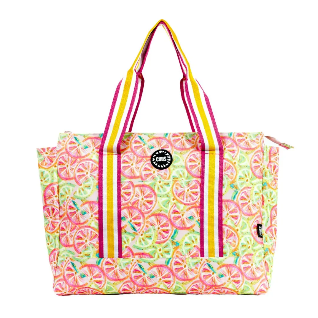 Pineapples & Lemons Double face Tote Bag