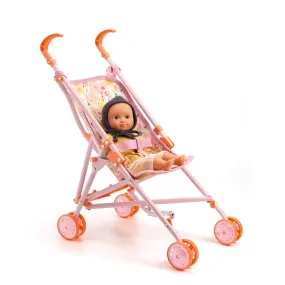 Pomea Dolls Stroller Flowers - 54 cm