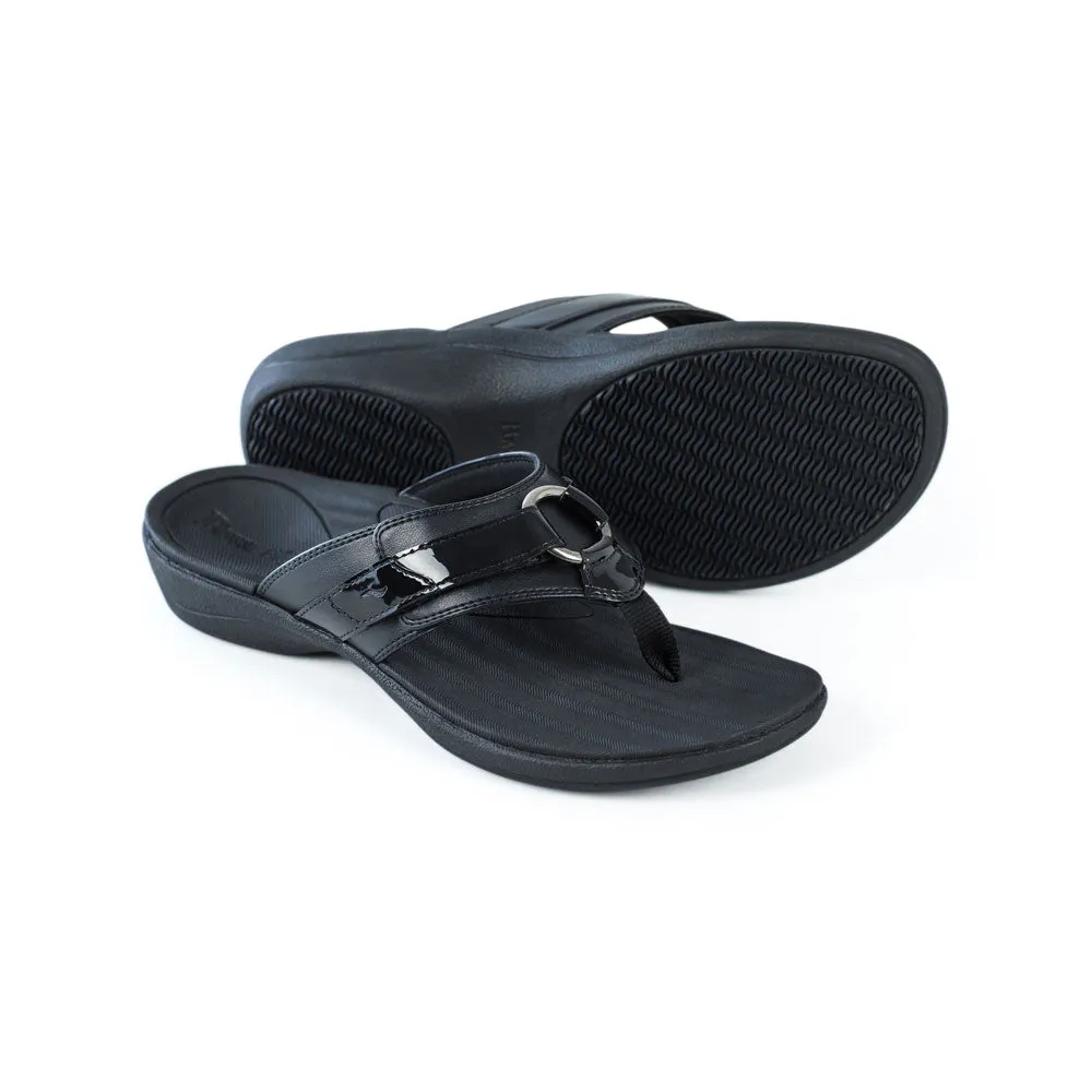PowerStep Women's Dress Sandals with Arch Support | Orthotic Shoe, Adjustable Straps