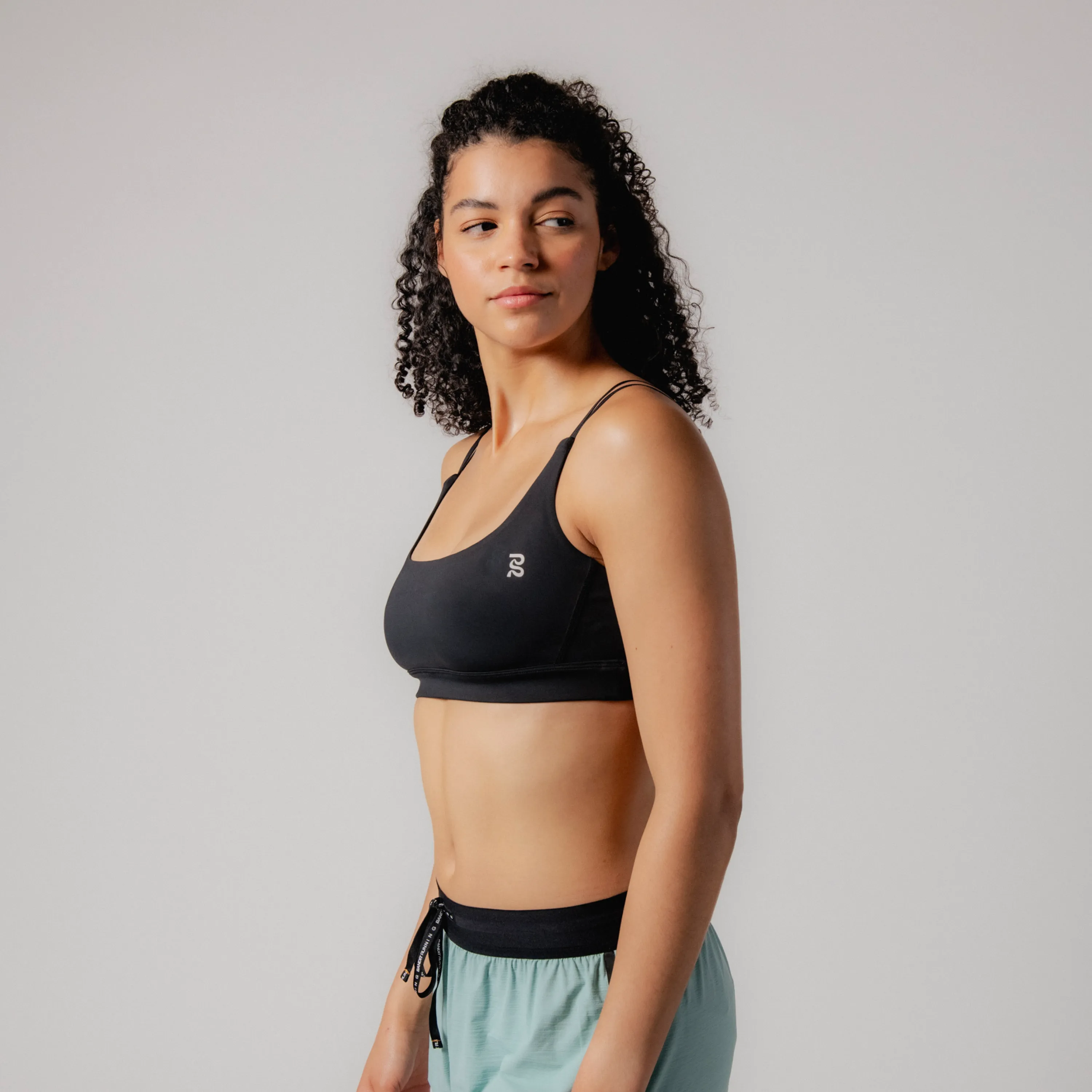 Stamina™ Strappy Sports Bra - Black