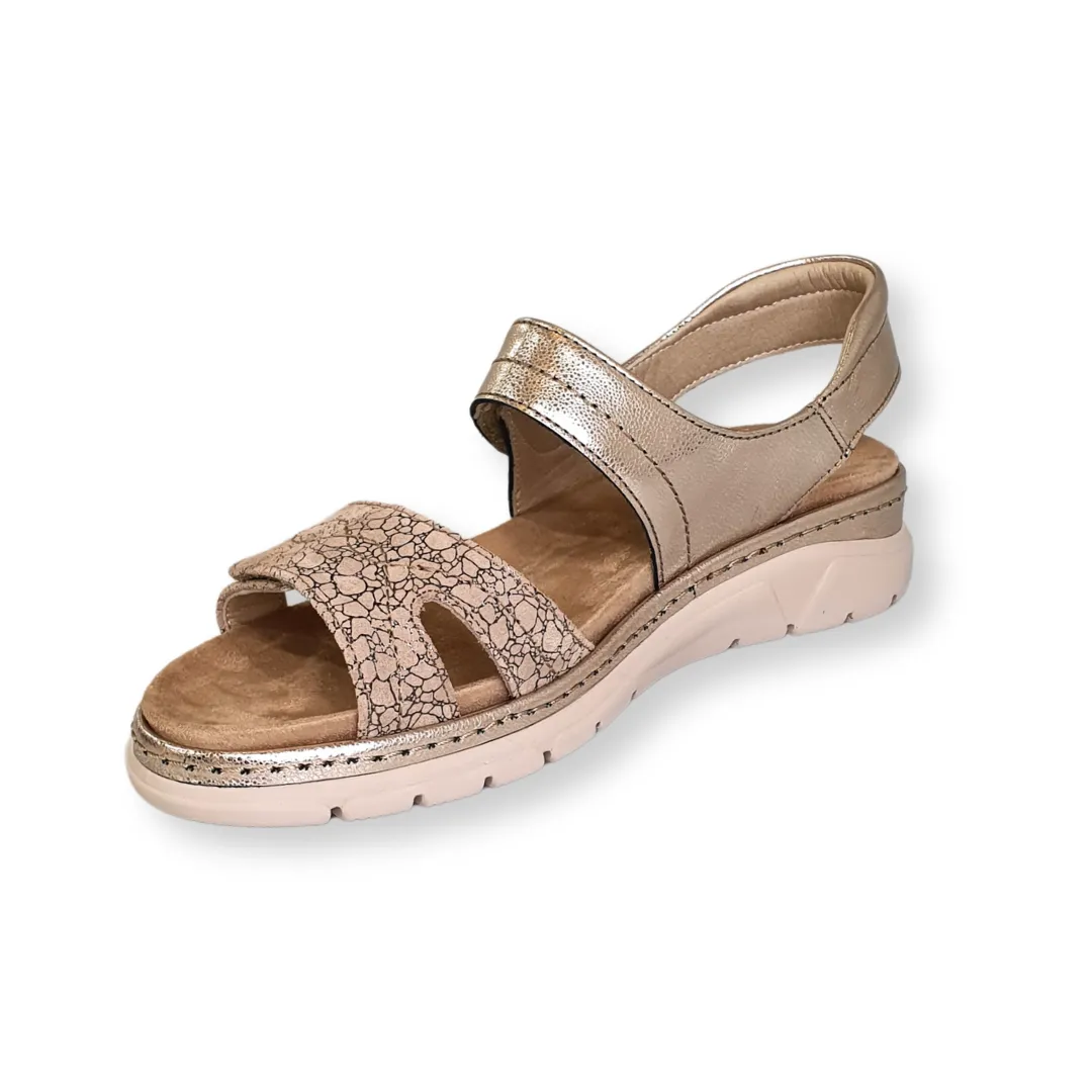 Suave Womens Sandal Manila Gold