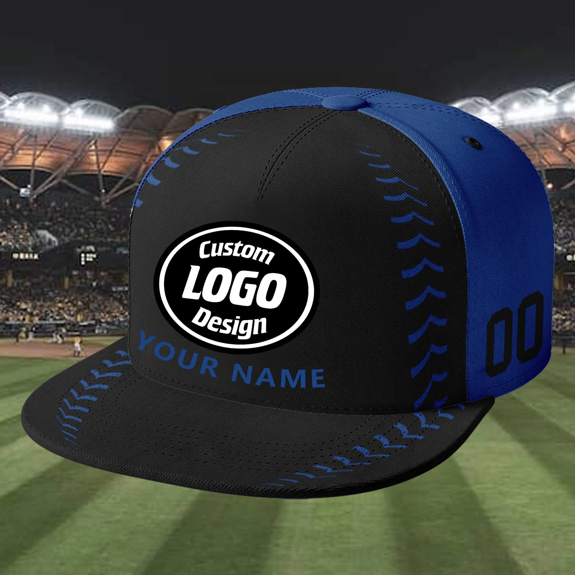 Unique Gift,Custom Blue Jersey MaxSoul Shoes and Hat Combo Offer Personalized ZH-bd0b00e0-a0