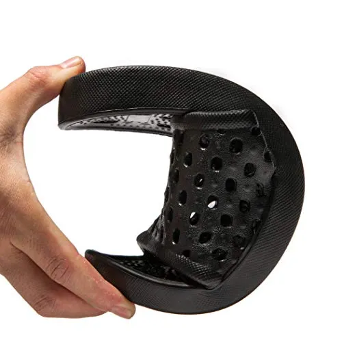 WOTTE Shower Sandals Women Quick Drying Bath Slippers Non Slip Dorm Shoes Size 5.5 Black