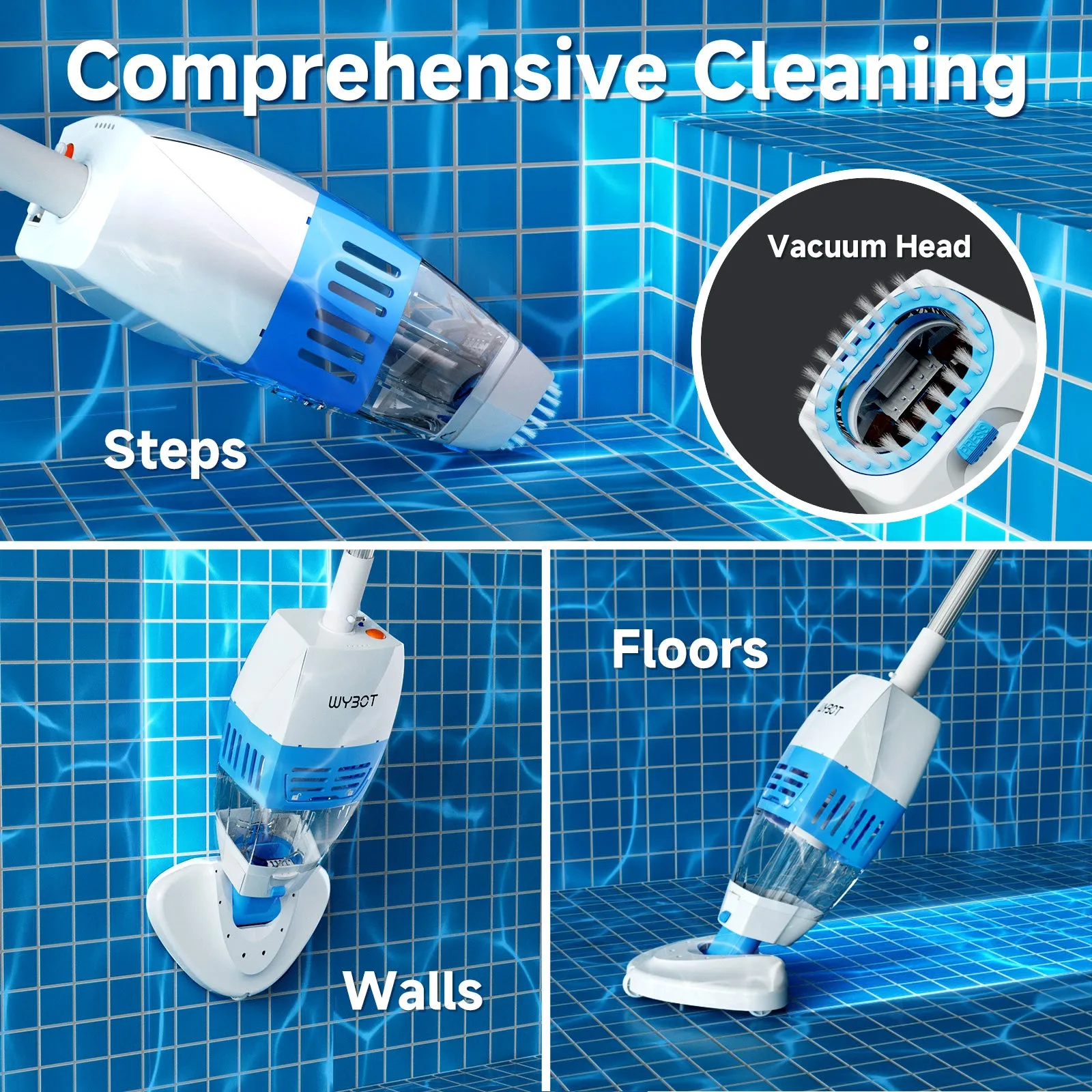 WYBOT Hyson 100P Handheld Pool Vacuum