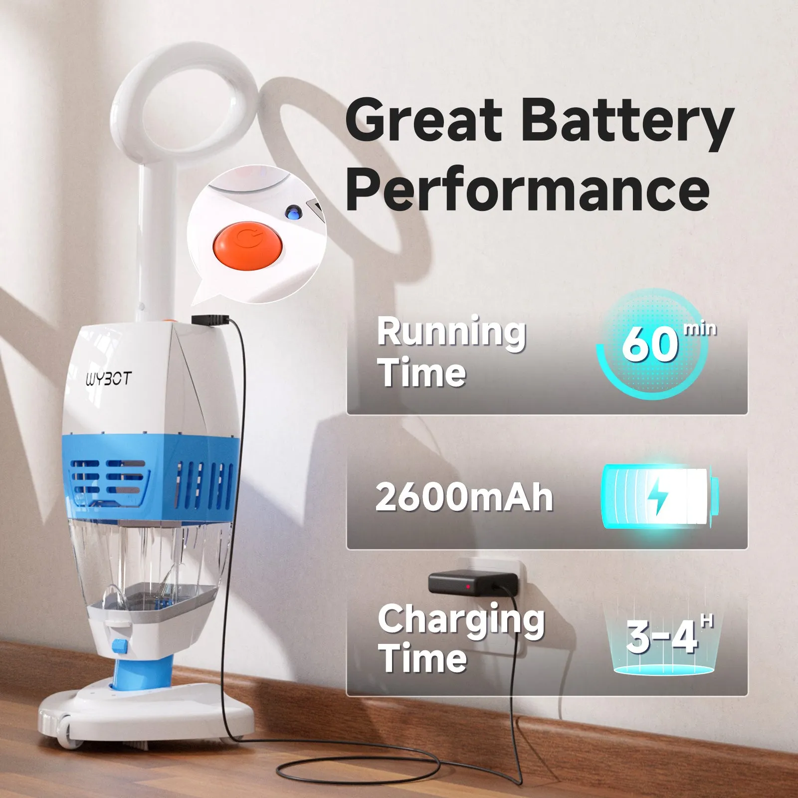 WYBOT Hyson 100P Handheld Pool Vacuum
